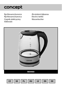 Manual Concept RK4900 Kettle