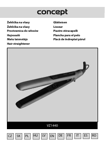 Manual de uso Concept VZ1440 Plancha de pelo