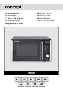 Manual Concept MTG5825 Microwave