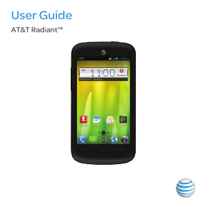 Manual AT&T Radiant Mobile Phone