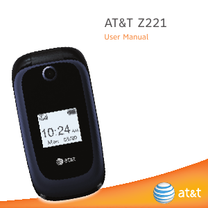 Manual AT&T Z221 Mobile Phone