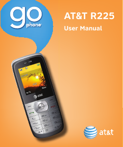 Manual AT&T R225 Go Phone Mobile Phone