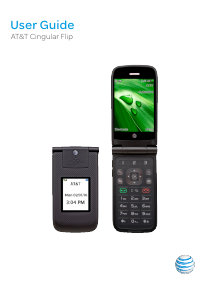 Manual AT&T Cingular Flip Mobile Phone