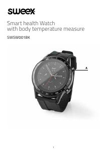 Handleiding Sweex SWSW001BK Smartwatch