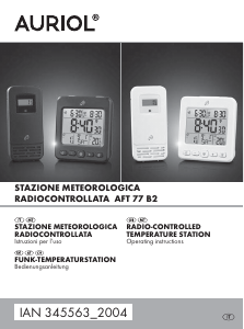 Bedienungsanleitung Auriol AFT 77 B2 Wetterstation