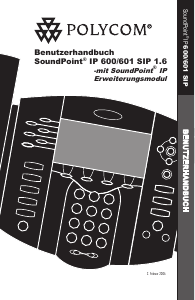 Bedienungsanleitung Polycom SoundPoint IP 600 IP-telefon