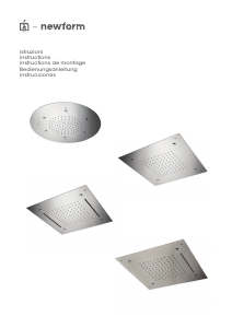 Manuale Newform 70002 Soffione doccia