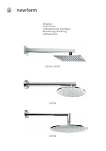 Manuale Newform 67797 Soffione doccia