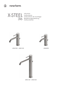 Manual de uso Newform 69612X X-Steel 316 Grifería