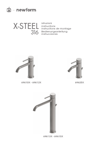 Bruksanvisning Newform 69615X X-Steel 316 Blandare