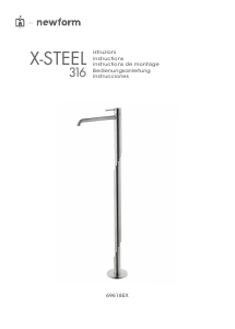 Manuale Newform 69618EX X-Steel 316 Rubinetto