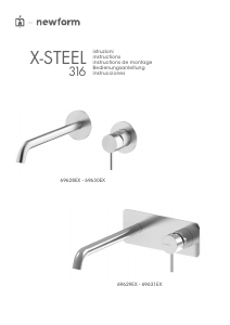 Manual de uso Newform 69629EX X-Steel 316 Grifería