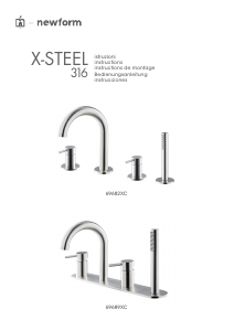 Manuale Newform 69682XC X-Steel 316 Rubinetto