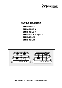 Instrukcja Mastercook 2MI-4GLS X Płyta do zabudowy