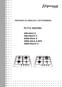 Instrukcja Mastercook 2MID-4GLST X Płyta do zabudowy