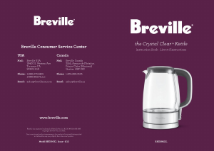 Handleiding Breville BKE595XL The Crystal Clear Waterkoker