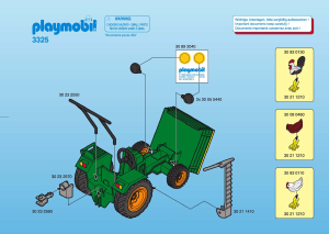 Käyttöohje Playmobil set 3325 Farm Traktori