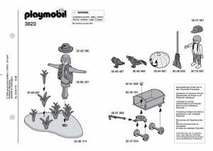 Руководство Playmobil set 3823 Farm Пугало