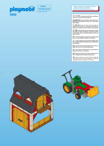 Manual Playmobil set 3909 Farm Action set