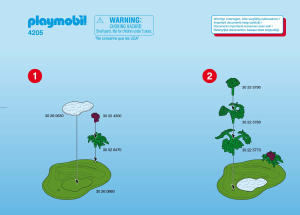 Käyttöohje Playmobil set 4205 Farm Pesukarhu