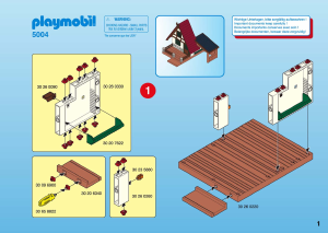 Bruksanvisning Playmobil set 5004 Farm Skogvaktare megaset