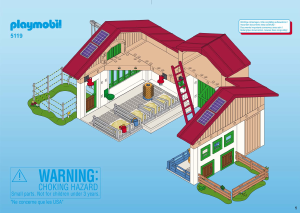 Bedienungsanleitung Playmobil set 5119 Farm Neuer Bauernhof mit Silo