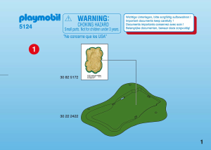 Manuale Playmobil set 5124 Farm Recinto del vitello