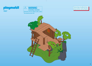 Manual Playmobil set 7937 Farm Tree house