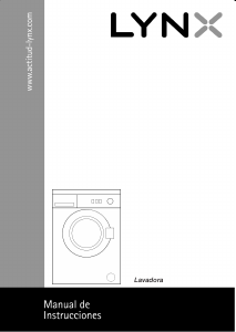 Manual de uso Lynx 4TS631WA Lavadora