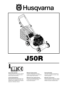 Manual de uso Husqvarna J50R Cortacésped