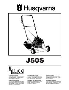 Manual de uso Husqvarna J50S Cortacésped