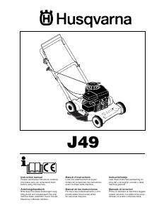Bruksanvisning Husqvarna J49 Gräsklippare