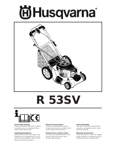 Manual de uso Husqvarna R 53SV Cortacésped