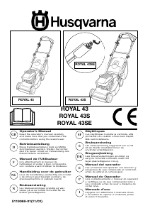 Bedienungsanleitung Husqvarna Royal 43S Rasenmäher