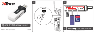 Návod Trust 15298 Robson Mini Čítačka kariet
