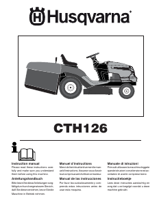 Manuale Husqvarna CTH126 Rasaerba