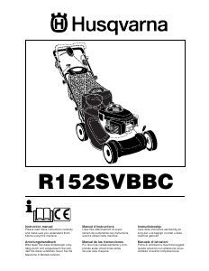 Manual de uso Husqvarna R 152SVBBC Cortacésped