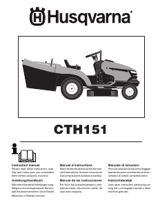 Manual Husqvarna CTH151 Lawn Mower