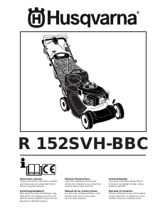 Manual Husqvarna R 152SVH-BBC Lawn Mower