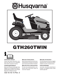 Manual Husqvarna GTH26TWIN Lawn Mower