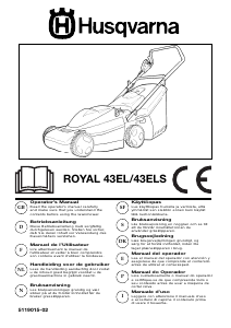 Bruksanvisning Husqvarna Royal 43ELS Gressklipper