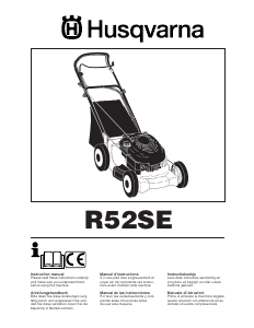 Manual Husqvarna R 52SE Lawn Mower