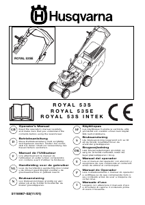 Manual de uso Husqvarna Royal 53S INTEK Cortacésped