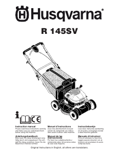 Manual Husqvarna R 145SV Lawn Mower