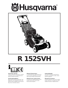 Manual de uso Husqvarna R 152SVH Cortacésped