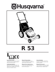 Manuale Husqvarna R 53 Rasaerba