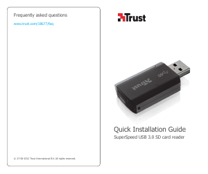 كتيب قارئ البطاقات 18677 Superspeed USB 3.0 Trust