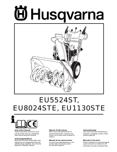 Bedienungsanleitung Husqvarna EU5524STE Schneefräse