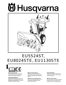 Manual Husqvarna EU8024STE Snow Blower