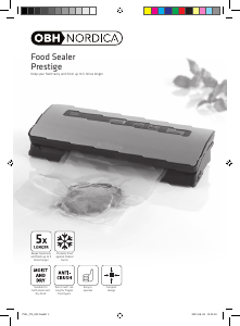 Manual OBH Nordica 7951 Prestige Vacuum Sealer